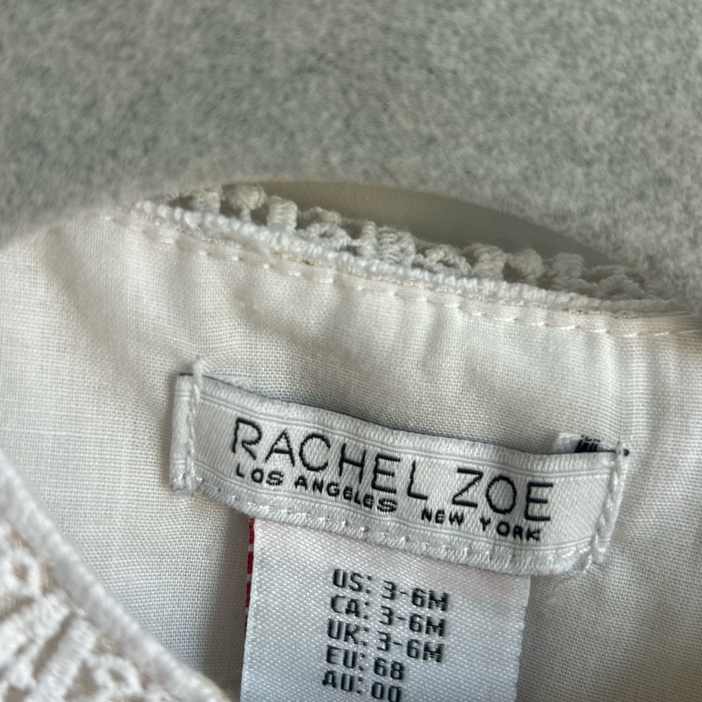 SOLD Rachel Zoe Cream Lace Collar Button-Down Shirt - Picture 3 of 3